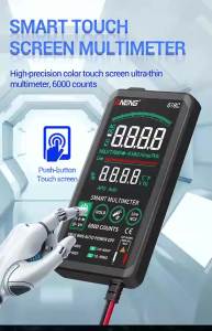 ANENG | Máy Đo Vạn Năng Kỹ Thuật Số ANENG 618 Chuyên Nghiệp Màn Hình Cảm Ứng Thông Minh Đo Dòng Điện AC/DC True RMS Đo Tụ Điện Tần Số Đo Điện Áp Không Tiếp Xúc (NCV) Dùng Cho Điện.