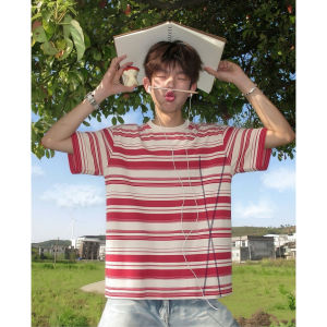 LIUBU | Summer Striped Short Sleeve T-shirt