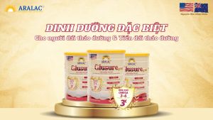 Aralac Glusure Gold 400gr - dinh dưỡng cho người bị tiểu đường và tiền đái tháo đường