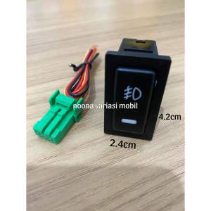 Saklar Switch Foglamp Lampu Universal ukuran besar 2.4cm x 4.2cm