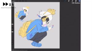 COURSE029 Procreate Course คอร์สวาดภาพประกอบแฟชั่นแบบเต็มตัว ไม่แถมบรัช