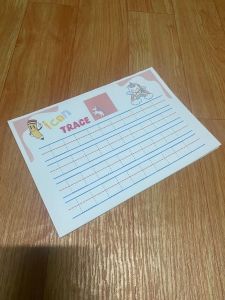 TRACING PAD PAPER LETTERS NUMBERS SHAPES AND LINES FIRST GUIDE IN WRITING FOR KIDDOS