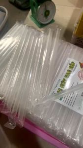 Combo 10 Ống hút trà sữa bọc màng phi 12 an toàn sạch sẽ