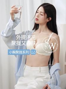 Secret World | Gathering Small Chest Amplification Breast Support Anti-sagging Comfortable Seamless Thin Bra