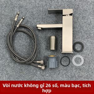 Vòi Rửa Lavabo Inox Sử Dụng Nóng & Lạnh