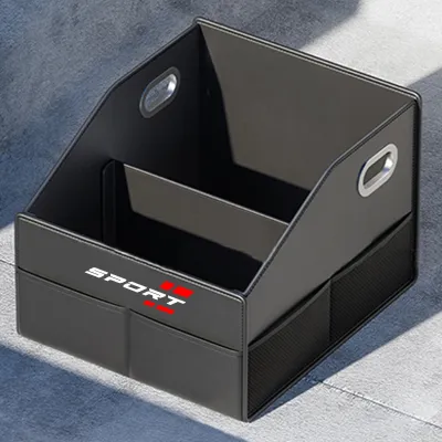 Universal Car Trunk Organizer Box Collapsible Multi Compartment Car Organizer