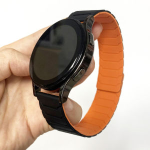 For Galaxy Watch 7 Strap Magnetic Bracelet for Samsung Galaxy watch 7/FE/6/5/4/6 Classic/active2/S3 20mm/22mm Silicone Watchband