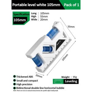 BAOLIAN | Baolian 200MM High Precision Three Bubble Spirit Level Ruler Magnetic Lever Angle Gauge Woodworking Tool for Leveling Aligner
