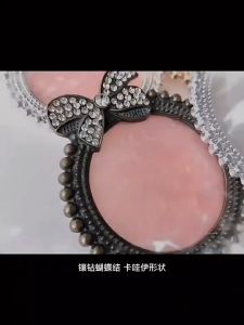 Nail Art Palette Big Bow Diamond Pearl Nail Art Display Board Armor-Piercing Lightning Props美甲调色盘