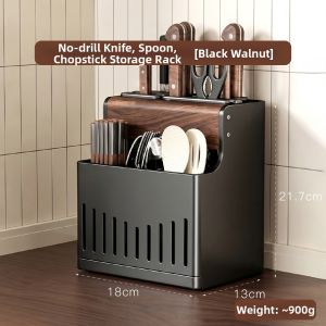 FANHAN | Kitchen Wall-Mounted Multipurpose Storage Rack