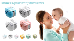 Brett-Baby ear protection Noise reduction earmuffs are infants under 0-36 months of age Baby ear protectio