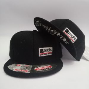 topi snapback diatro bordir simpel bordir depan bawah sintong