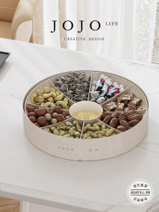 Creative Candy Box Year of the Rabbit Fruit Plate with Dividers And Lid Separation Mr Grocery PD L Light Luxury Chinese Style Plastic