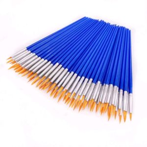 (5pcs) Kuas Lukis Set Paintbrush Paint Brushes Kuas Cat Minyak Dan Air