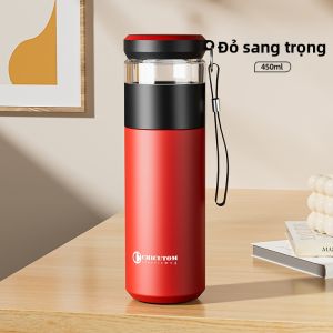 QIGUTANG | Bình Giữ Nhiệt Cao Cấp Công Nghệ Tách Trà Thông Minh Lõi Gốm Sứ Giữ Vị Kháng Khuẩn