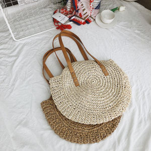New Style Straw Woven Bag: Perfect Casual Beach Vacation Tote