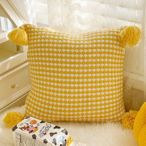 Tendril Cotton Vải Bông Vỏ Gối Phong Cách Bắc Âu Có Core Sofa Cửa Sổ Đệm Lót Ghế Trang Trí Phòng Ngủ Màu Nguyên Chất Nhà Thoải Mái Phụ Kiện