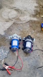 Máy bơm áp lực 12V2800A 120W chính hãng máy phun thuốc phun sương 12V tự mồi tự ngắt 100% dây đồng