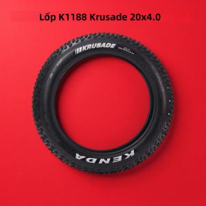 Lốp Xe Đạp Béo Kenda K1188 Krusade 20x4.0 Loại Dây Thép Màu Đen Dành Cho Xe Đạp Leo Núi