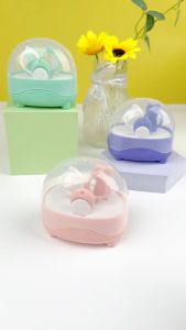 HIPPOLAND Set Gunting Kuku Bayi Gunting Kuku Anti Jepit Perawatan Bayi Set Gunting Kuku Kecil Stainless Steel Isi Empat 467