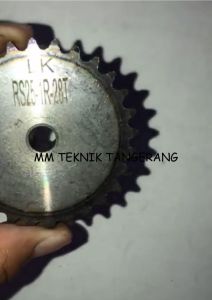 Sprocket RS 25 x 28 T Gear Rantai Single Gir gigi Z 28T RS25 -1 25Z28 25X28T 25-1 tipe B