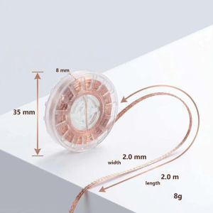 M.Y Mr Yang Clear Case Retractable Solder Desoldering Wick Pure Copper Braided Desolder Wire for Circuit Board Repair