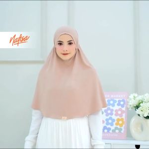 Nafisa Hijab At Home Crinkle Airflow Premium - Bergo Maryam Crinkle Jilbab Crinkle Tali Size Lengkap