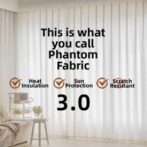 SHELIANKE | Light-filtering Scratch-resistant Anti-snag Insulated Curtain