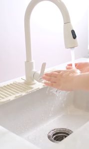 24ส่งเร็วจากกทม，แผ่นซิลิโคนรองก๊อกน้ํา กันลื่น .ซิลิโคนกันเชื้อรา，แผ่นซิลิโคนกันน้ำกระเด็น กระเซ็น ข้างซิงค์ครัว