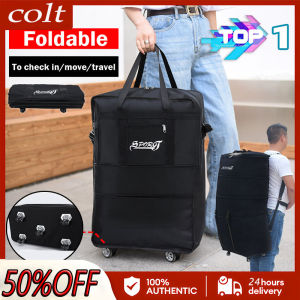 (COD+3 Days Delivery)travel duffel bag Oversized Oxford cloth moving folding travel bag air check-in bag bag with wheels