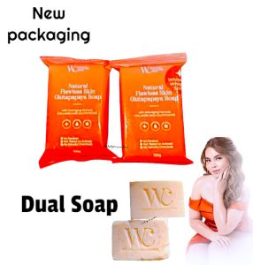 Natural Flawless Skin Glutapapaya Scrub Soap with Apricot seed