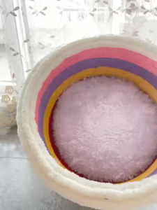 Cat House Cat Bed Play And Pet Rest Free pillow Rumah Kucing Tempat Tidur Cakaran kucing Mainan