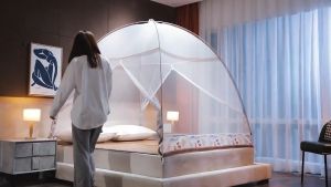 LINSY HOME มุ้งกันยุง 4ฟุต 5ฟุต 6ฟุ มุ้งเด็กและผู้ใหญ่ มุ้งนอน มุ้งเต็นท์ มุ้งกันยุงอัตโนมัติ กางอัตโนมัติ มีประตูซิปเข้าออกง่าย มุ้งพกพา