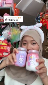 JELLY BARREL SLIME YOGURT DRINK 250GR mainan anak pencetan fidget