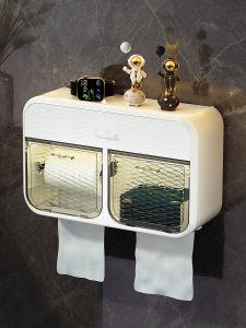 MEIZHUFU | Wall-mounted No-drilling Toilet Paper Holder