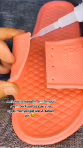 Lem Sepatu 60ml Tahan Air / Cairan Transparant Penambal Sol Sandal Tas / Perekat Perbaikan Serbaguna