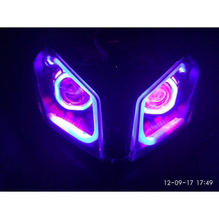 reflektor lampu depan Honda Vario techno 110 karbu model custom projie highlow gen 2