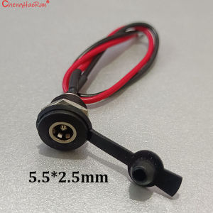 1PC DC5.5*2.1 5.5*2.5mm Charging Head Male & Female Socket - Output Cable 36V48 Round Head For Lithium Battery Electric Bicycle