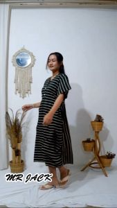 New Daster Jumbo Cibi Busui Kancing Ibu Muda Bumil Korean Style Rayon Grade A Premium