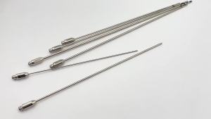 Flat head key type Liposuction Cannula Aspirator for Beauty Fat Harvesting Cannula