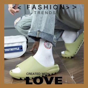 LHFriday สินค้าขายดี รองเท้าแตะแฟชั่นแบบสวม ดีไซน์มีรอยหยักเพิ่มความเท่  รูปทรงสวยมาก สีสะมุนสุดๆ น้ำหนักเบาใส่สบายไม่เจ็บเท้าแน่นอน จิ้มตะกร้าเล๊ยย