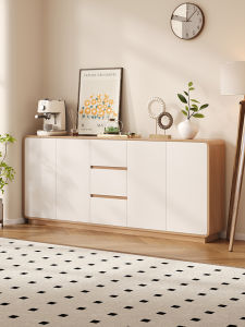Song Style Aesthetic Dining Side Storage Cabinet Small Size