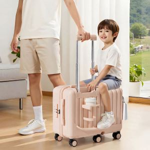 Sit-capable Multifunctional Lightweight Childrens Luggage 20 Inches