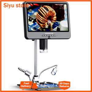 Andonstar AD208SE 4K UHD HDMI Digital Microscope with Microphone 10.1 Inch Dual Display for PCB Soldering Coin Electronic Repair Tools