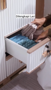 Lemari Pakaian Luxury Olymplast Lemari Jumbo dengan Cermin dan Gantungan Lemari Mewah Lemari OTC