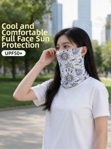 WUUJIA+ | Summer UV Protection Full Face Mask Neck Cover Ear Loop Thin