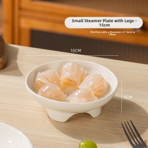 NEWAIR | High-footed Microwave-safe Round Steamer Tray