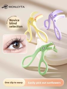 MONLEYTA | 2025 New Womens Lash Curler Long-lasting Wide-angle Frameless Sunflower Eyelash Clamp Beauty Makeup Tool Manleyta Brand