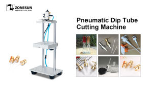 ZONESUN ZS-JG300 Pneumatic Dip Tube Cutter for Perfume Bottles