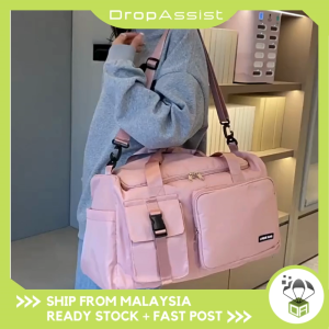 DROPASSIST 2296 Premium Quality Multifunction Travel Bag Gym Backpack with Shoe Compartment Beg Perjalanan